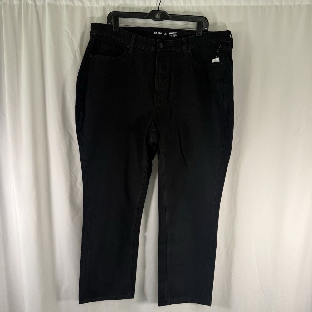 New Old Navy Secret Smooth Pockets Jeans Women's 18 Petite Black Extra High Rise